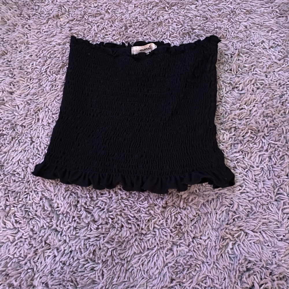 Forever 21 black tube top xs